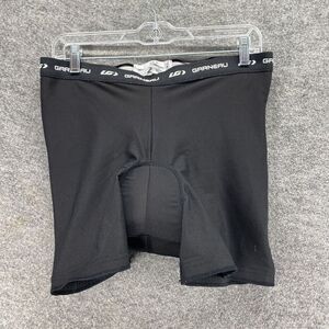 Louis Garneau Activewear Bicycle Shorts Women XL Black Pull On Elastic Waist